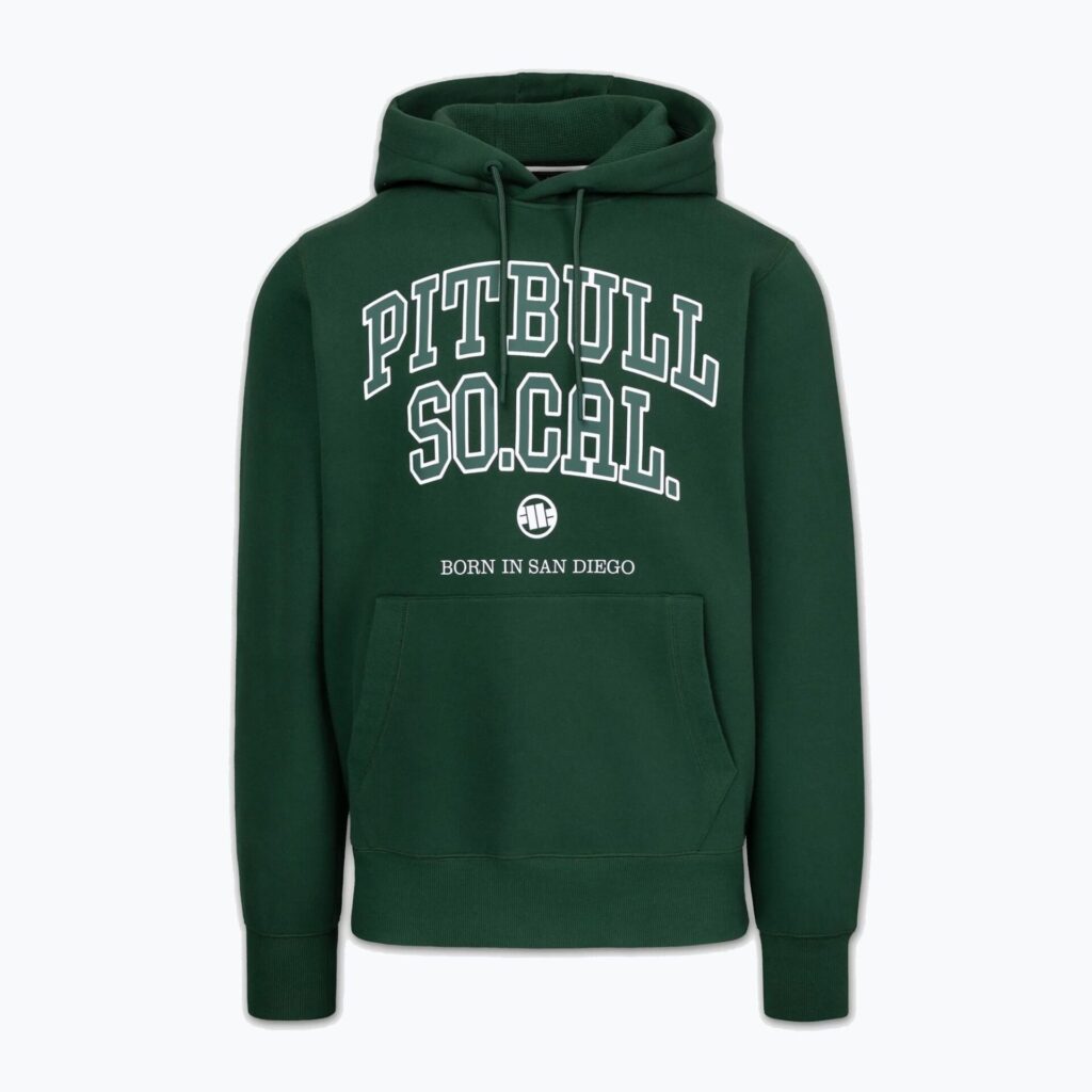 Толстовка мужская Pitbull So Cal Hooded hunter green