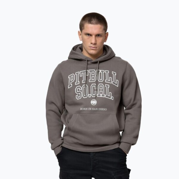Толстовка мужская Pitbull So Cal Hooded taupe