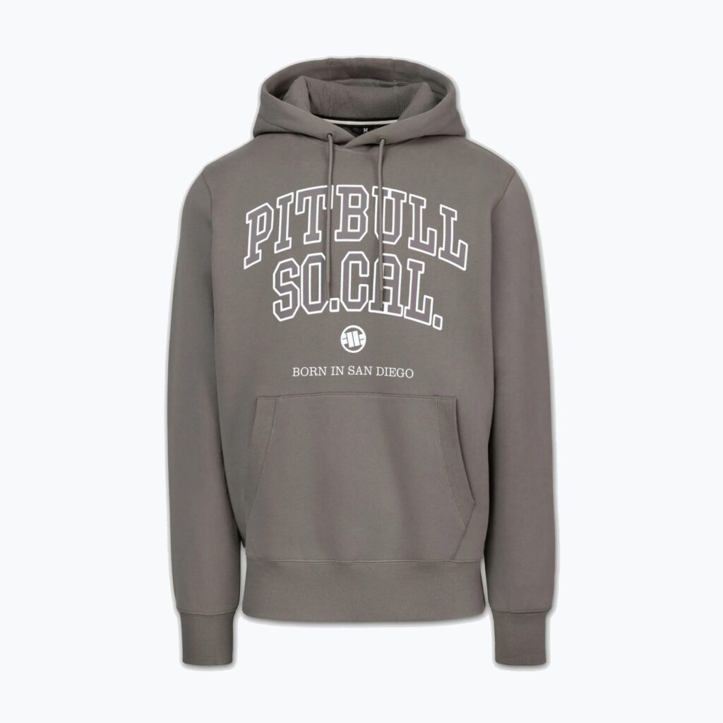 Толстовка мужская Pitbull So Cal Hooded taupe