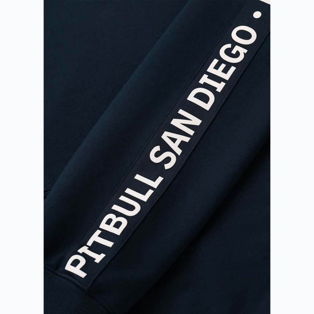 Толстовка мужская Pitbull Tape Parker Hooded dark navy