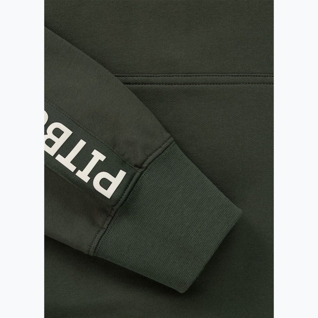 Толстовка мужская Pitbull Tape Parker Hooded old green