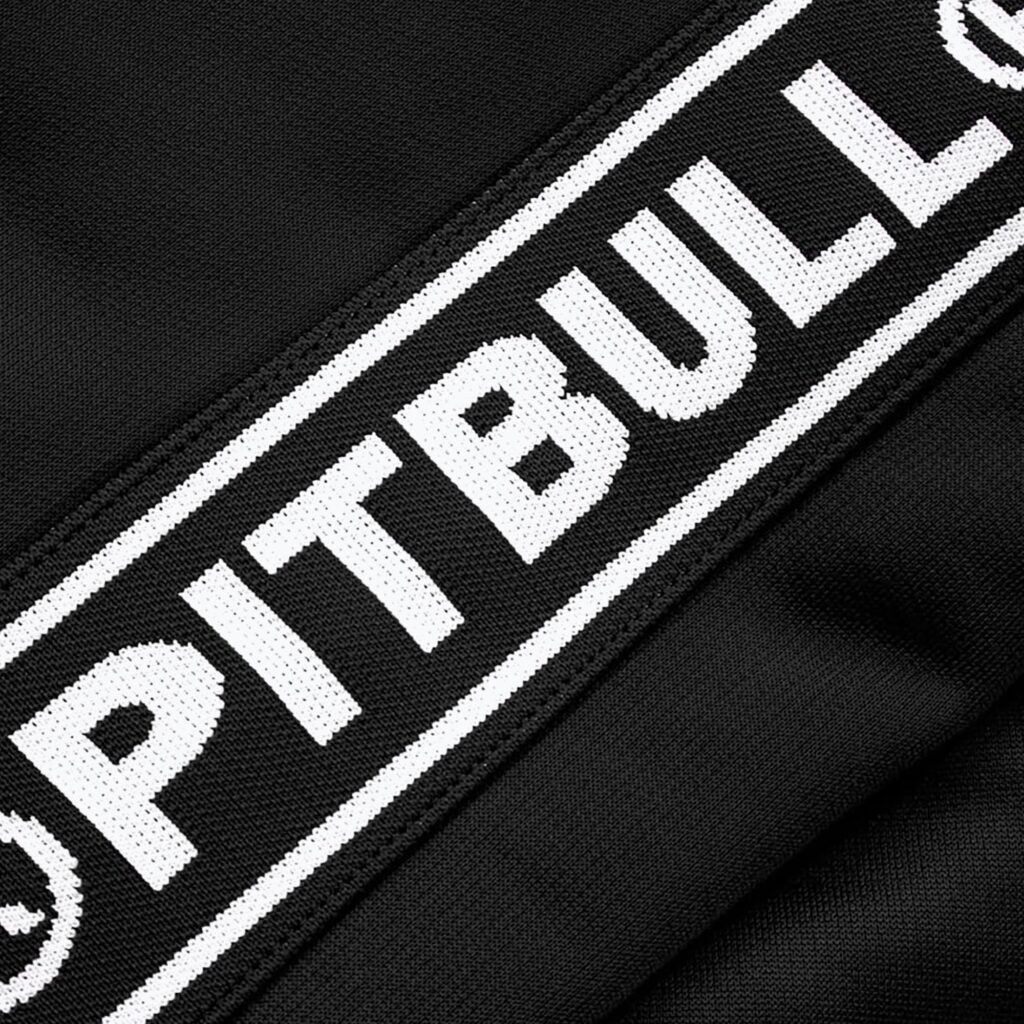 Толстовка мужская Pitbull Track Tape Logo Terry Group black