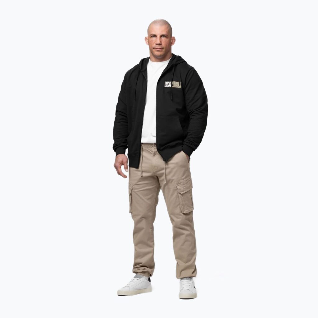Толстовка мужская Pitbull USA Hooded Zip black
