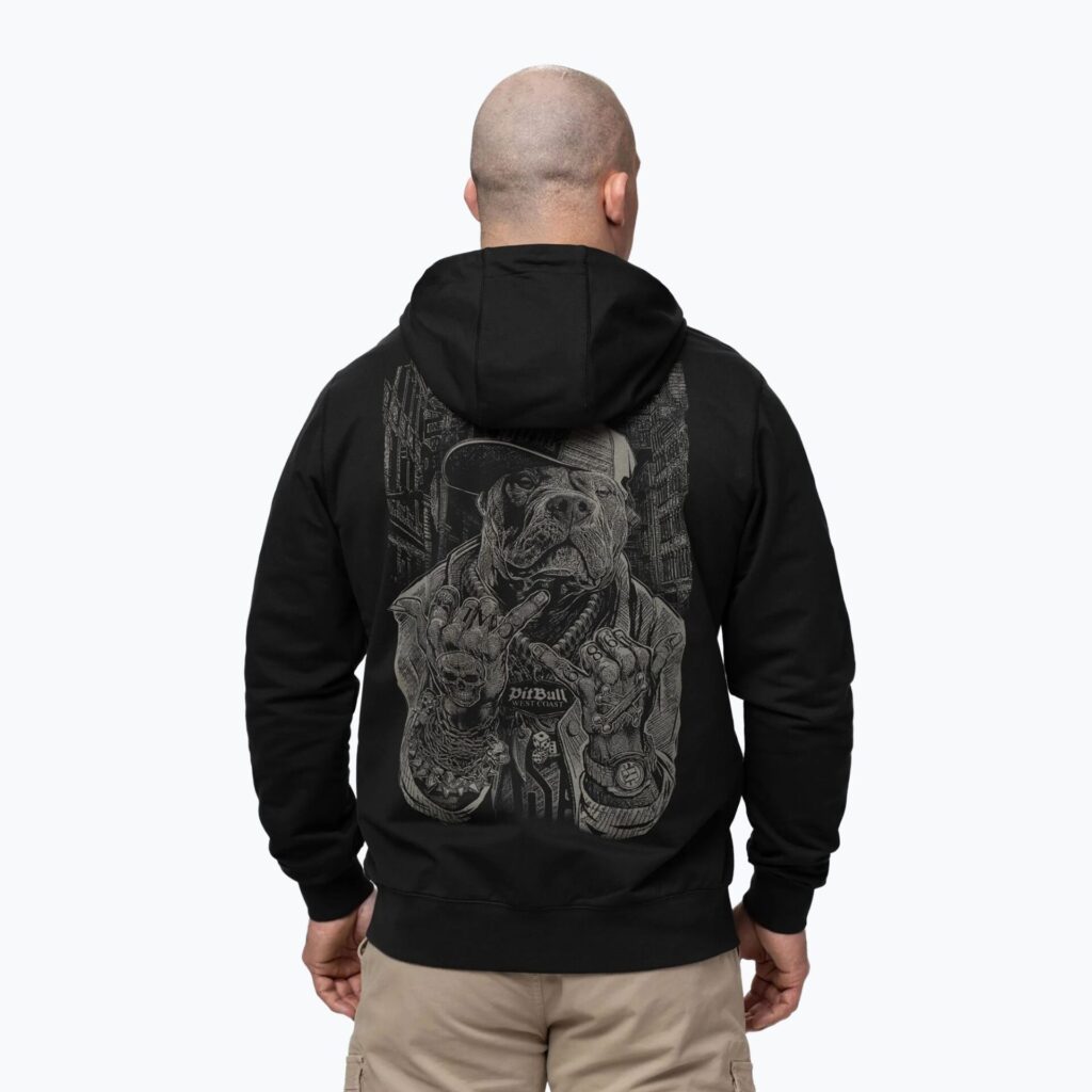 Толстовка мужская Pitbull USA Hooded Zip black