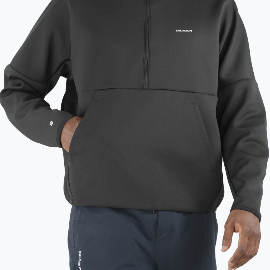 Толстовка SHAKEout Half Zip Hooded deep black
