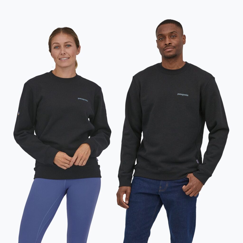 Толстовка Patagonia Fitz Roy Icon Uprisal Crew ink black