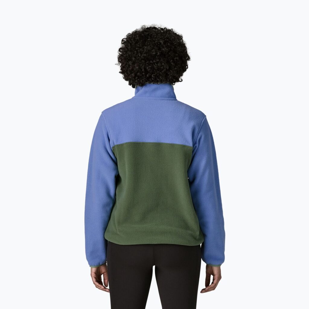 Женская флисовая толстовка Patagonia Lightweight Synchilla Snap-T Pullover canopy green