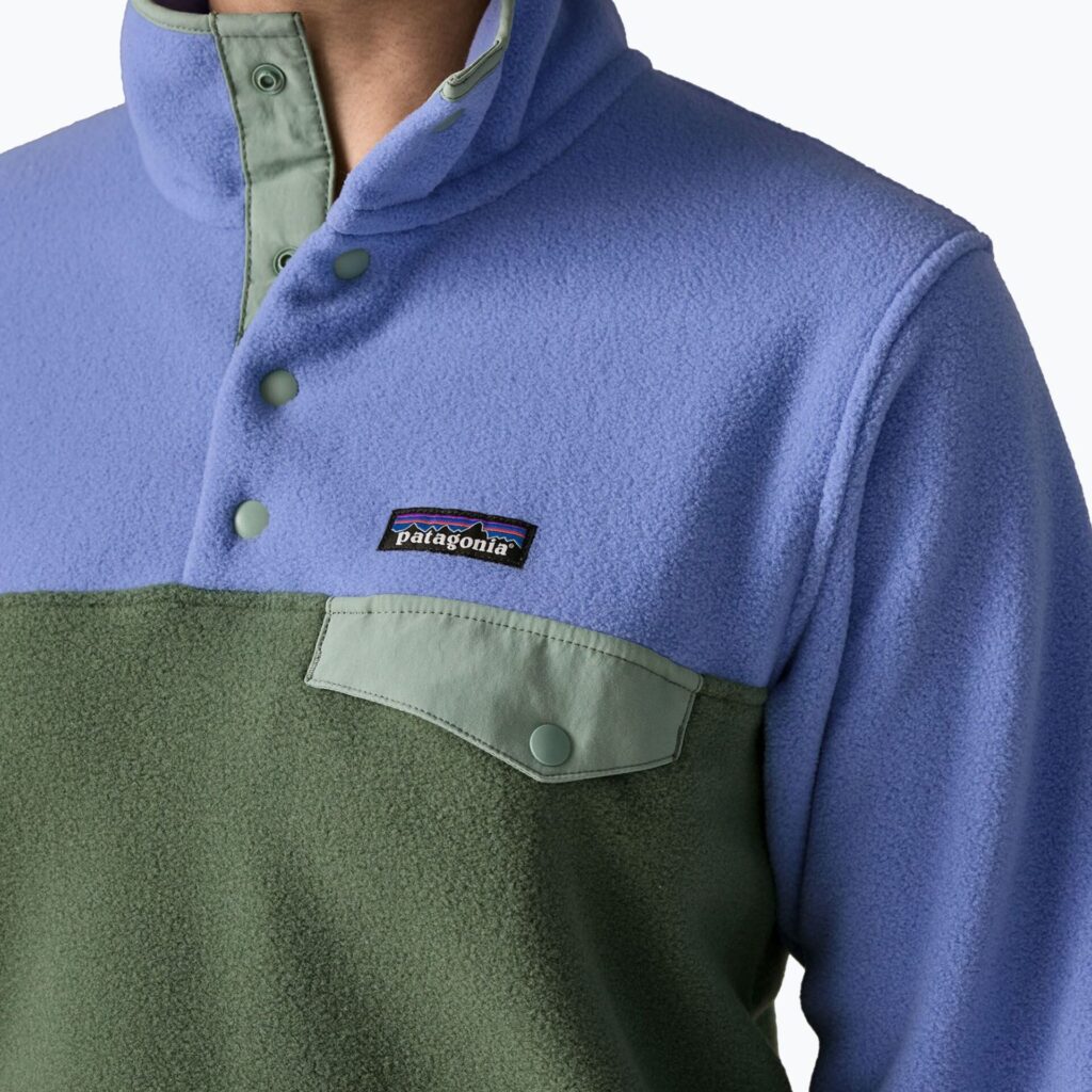 Женская флисовая толстовка Patagonia Lightweight Synchilla Snap-T Pullover canopy green