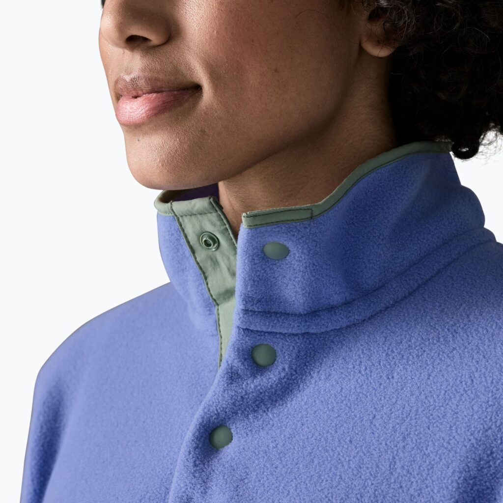 Женская флисовая толстовка Patagonia Lightweight Synchilla Snap-T Pullover canopy green