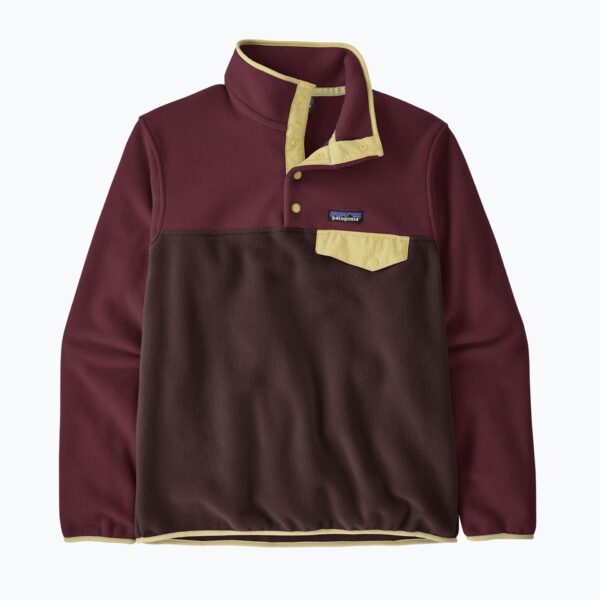 Женская флисовая толстовка Patagonia Lightweight Synchilla Snap-T Pullover den brown