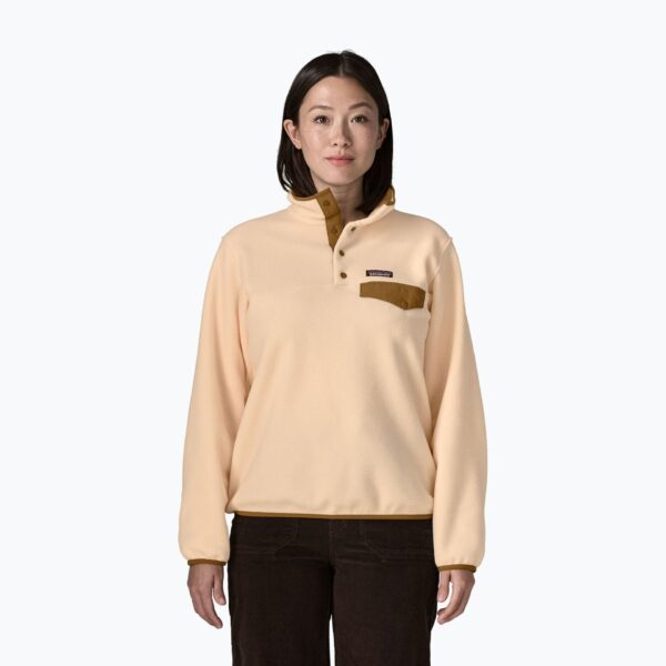 Женская флисовая толстовка Patagonia Lightweight Synchilla Snap-T Pullover natural
