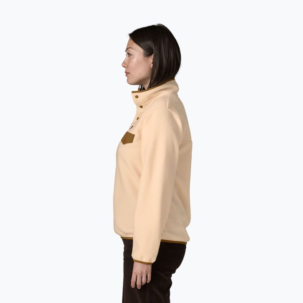 Женская флисовая толстовка Patagonia Lightweight Synchilla Snap-T Pullover natural