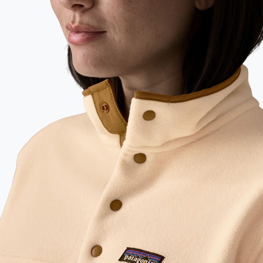 Женская флисовая толстовка Patagonia Lightweight Synchilla Snap-T Pullover natural