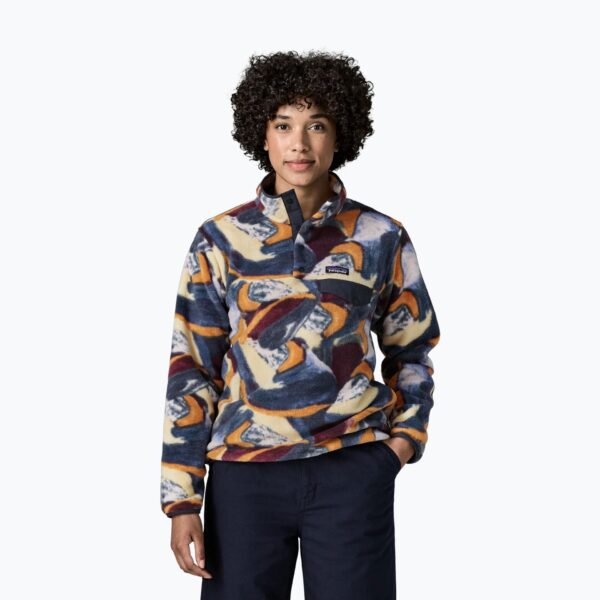 Женская флисовая толстовка Patagonia Lightweight Synchilla Snap-T Pullover smudge: smolder blue