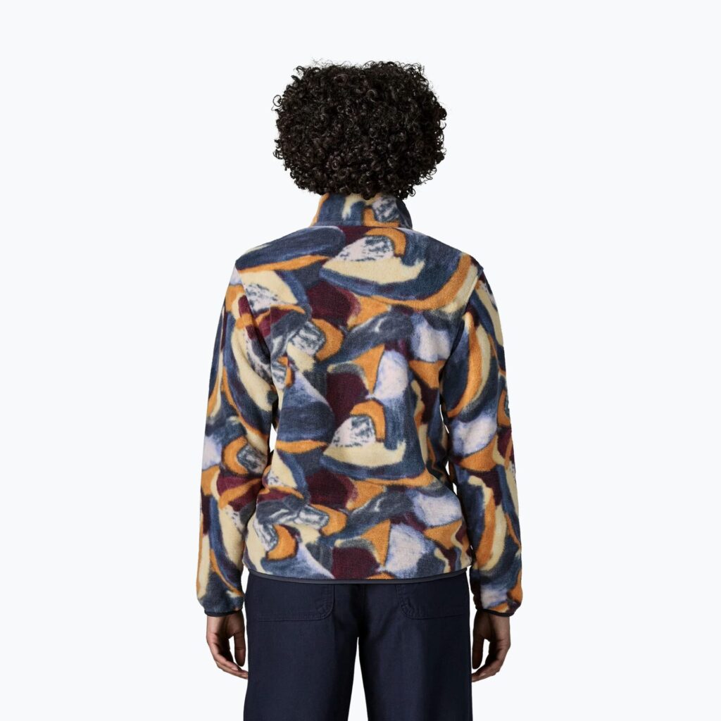 Женская флисовая толстовка Patagonia Lightweight Synchilla Snap-T Pullover smudge: smolder blue