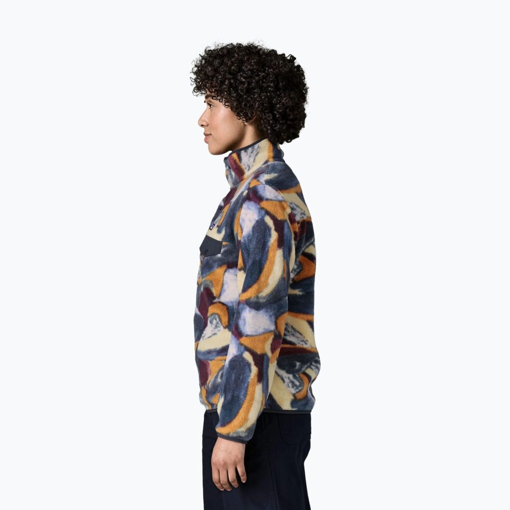 Женская флисовая толстовка Patagonia Lightweight Synchilla Snap-T Pullover smudge: smolder blue