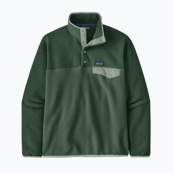 Мужская флисовая куртка Patagonia Lightweight Synchilla Snap-T Pullover canopy green