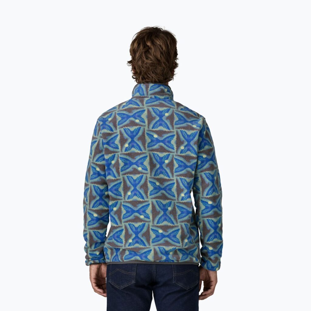 Мужская флисовая куртка Patagonia Lightweight Synchilla Snap-T Pullover deep freeze: forge grey