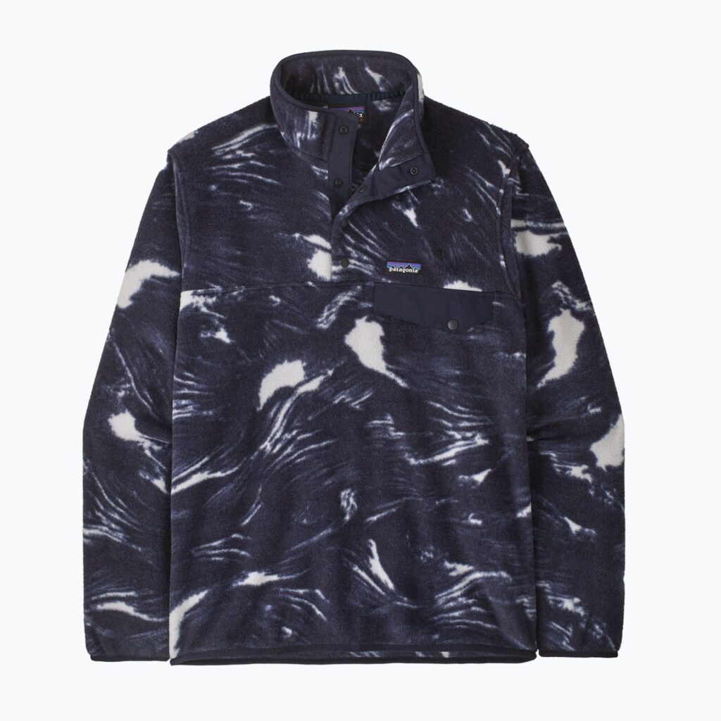 Мужская флисовая куртка Patagonia Lightweight Synchilla Snap-T Pullover polar breeze: sunken blue