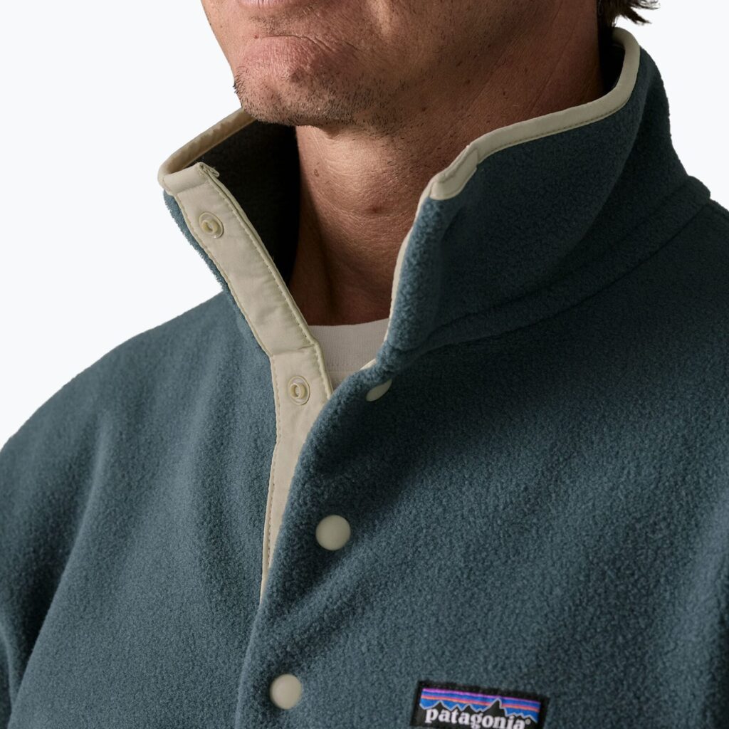 Мужская флисовая куртка Patagonia Lightweight Synchilla Snap-T Pullover summit blue