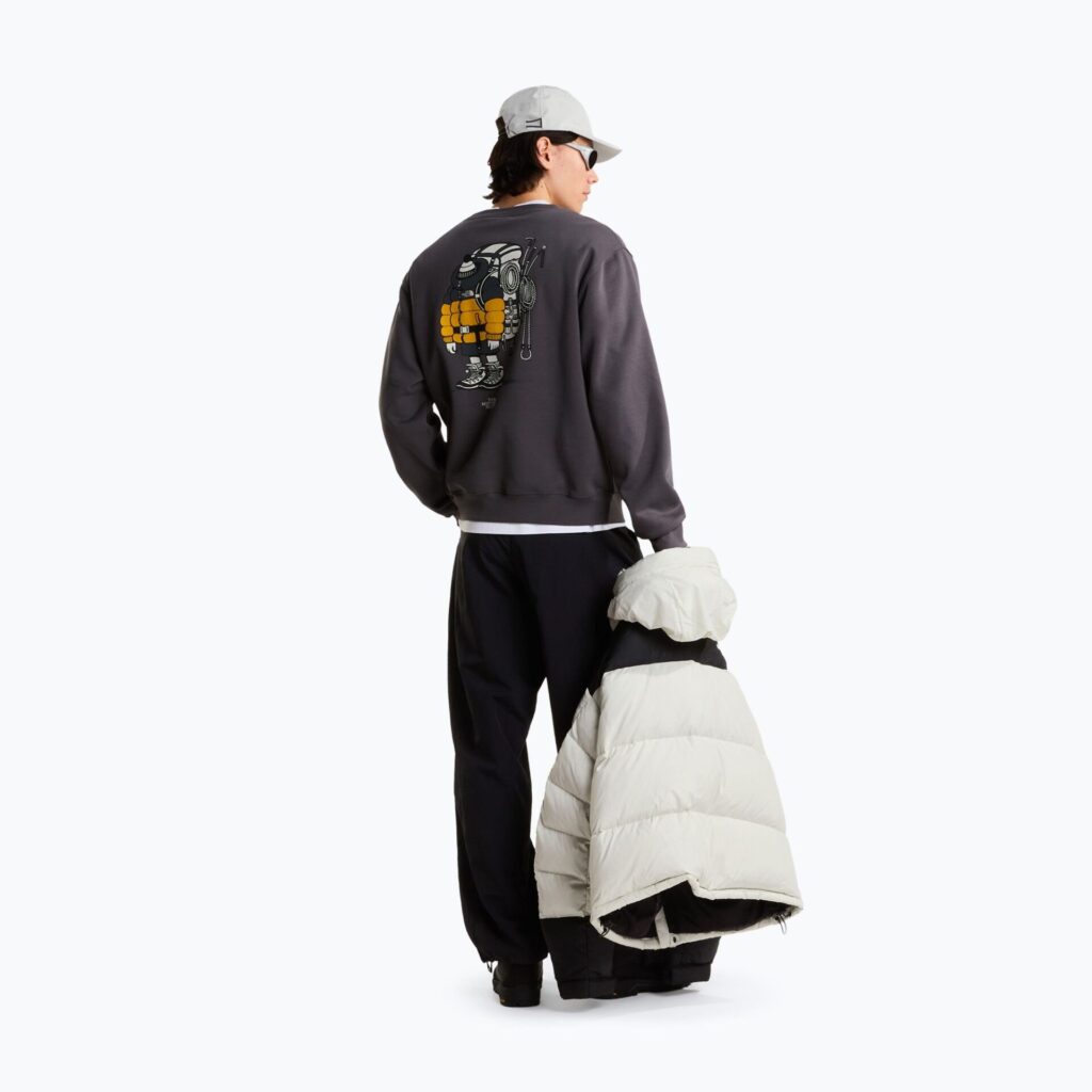 Толстовка The North Face Gear Up Get Out RLX SS Graphic anthracite grey