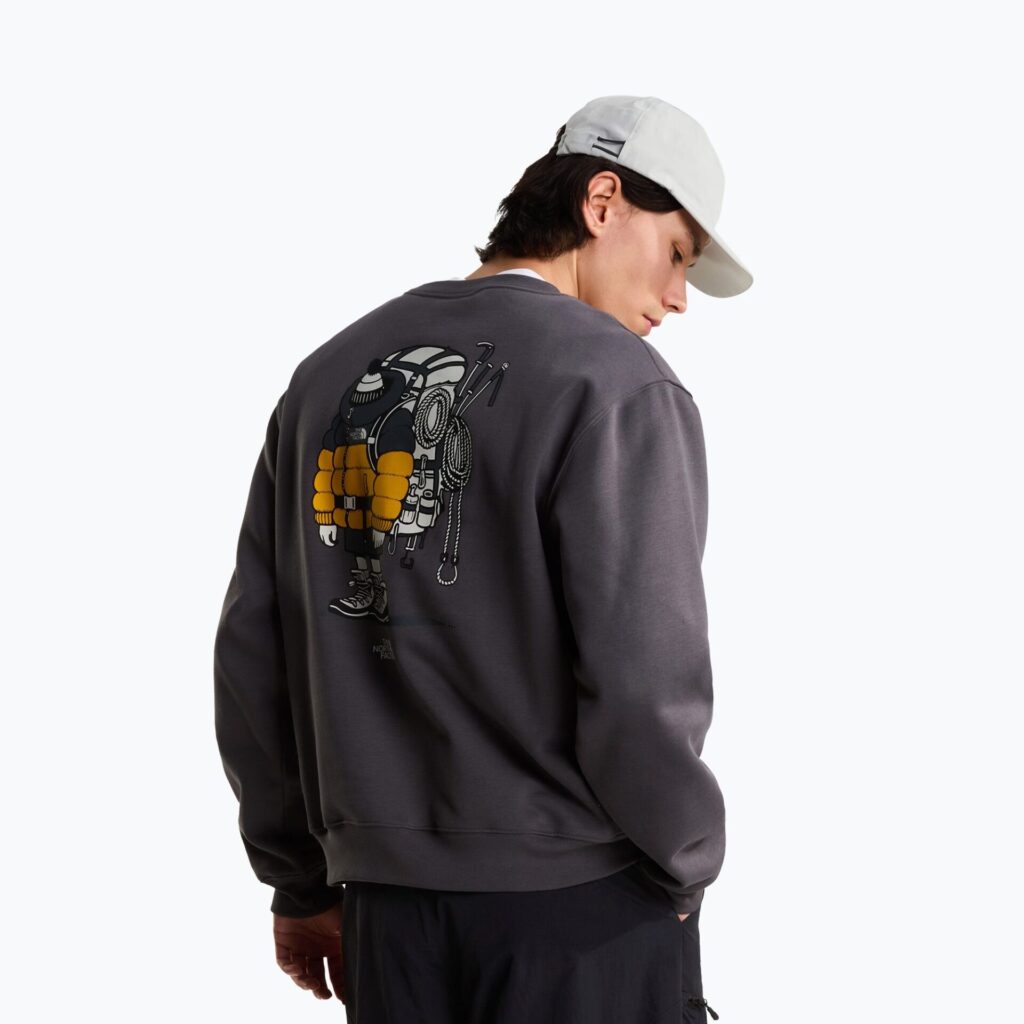 Толстовка The North Face Gear Up Get Out RLX SS Graphic anthracite grey