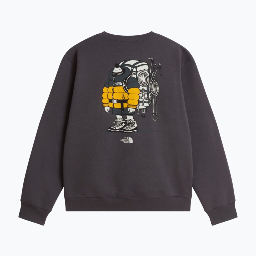 Толстовка The North Face Gear Up Get Out RLX SS Graphic anthracite grey