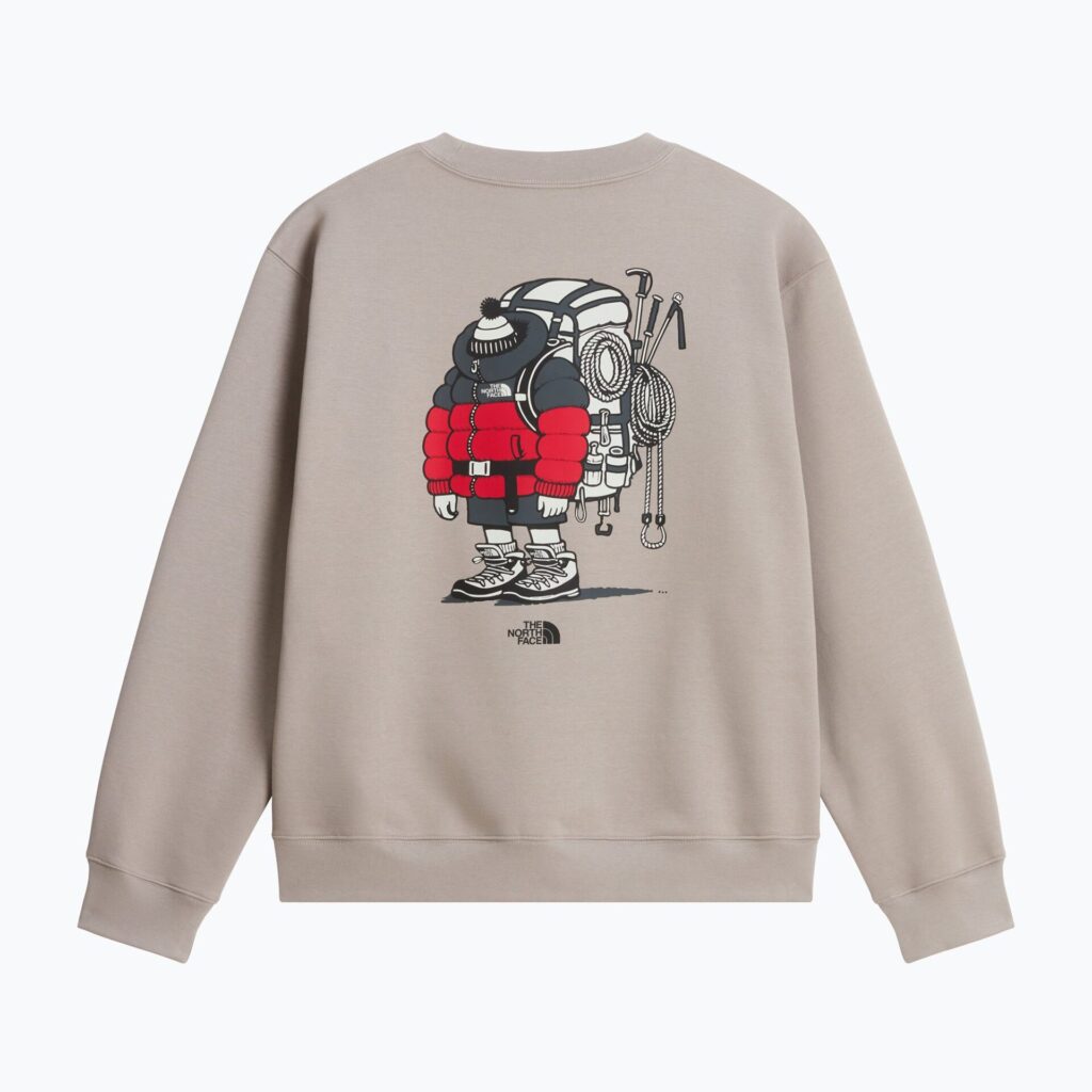 Толстовка The North Face Gear Up Get Out RLX SS Graphic stone slab