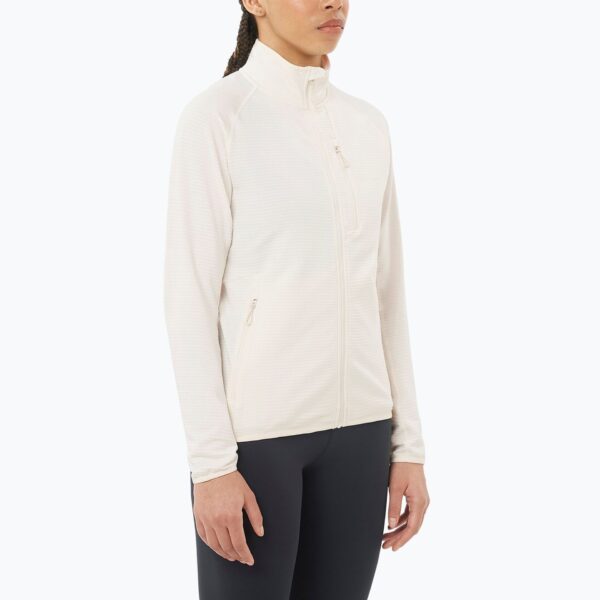 Женская трекинговая толстовка Essential Lightwarm Full Zip whisper white