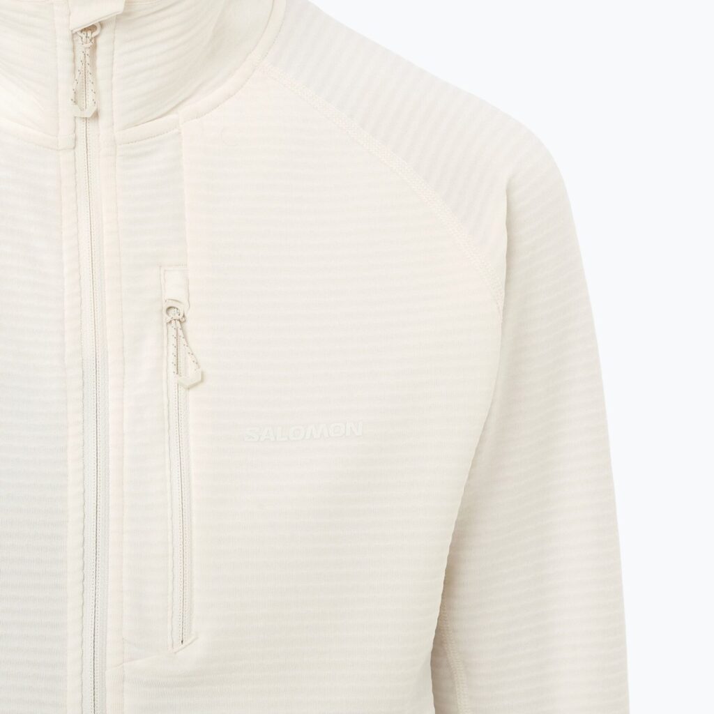 Женская трекинговая толстовка Essential Lightwarm Full Zip whisper white