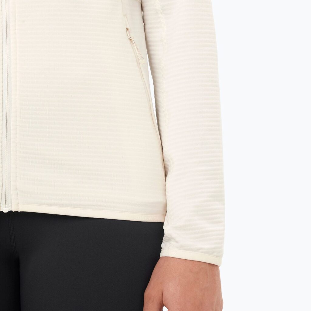 Женская трекинговая толстовка Essential Lightwarm Full Zip whisper white