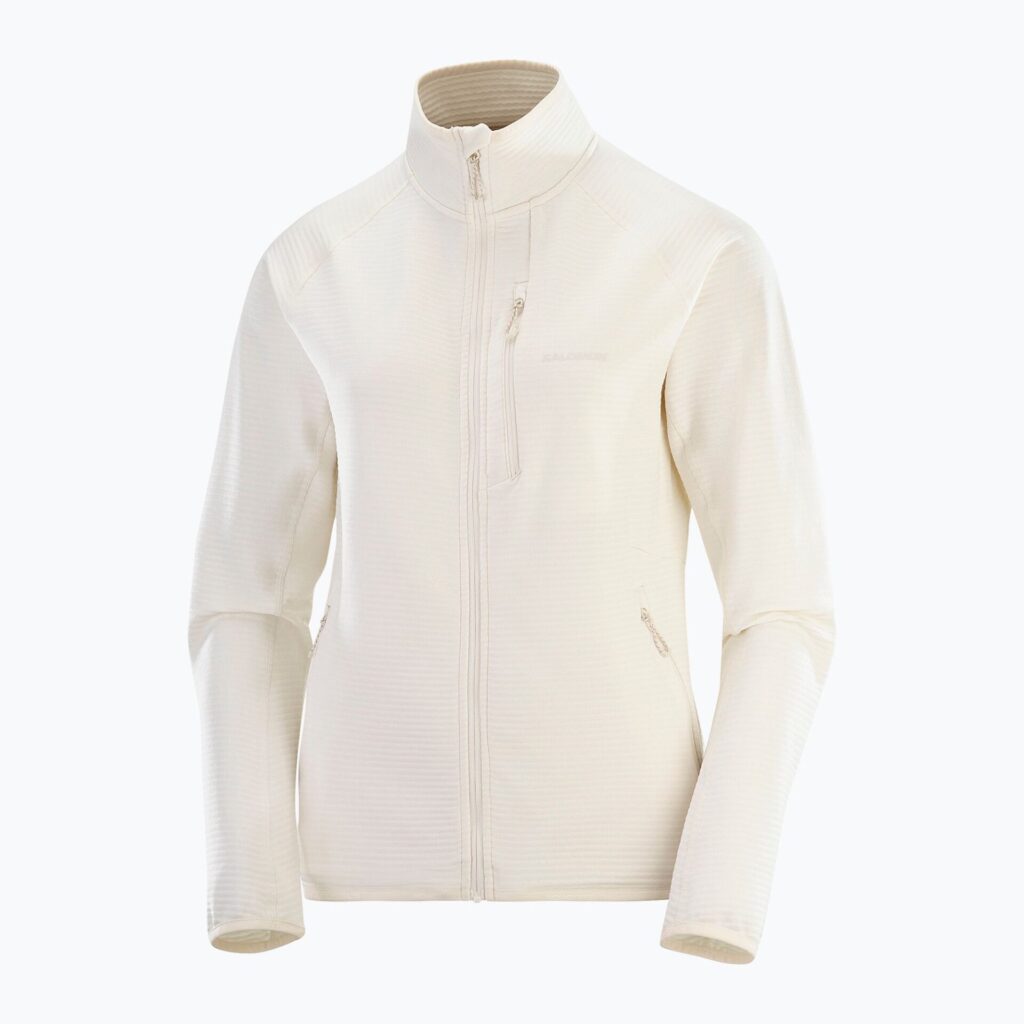Женская трекинговая толстовка Essential Lightwarm Full Zip whisper white