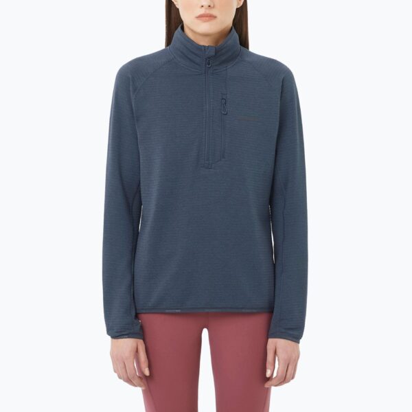 Женская трекинговая толстовка Essential Lightwarm Half Zip blue night
