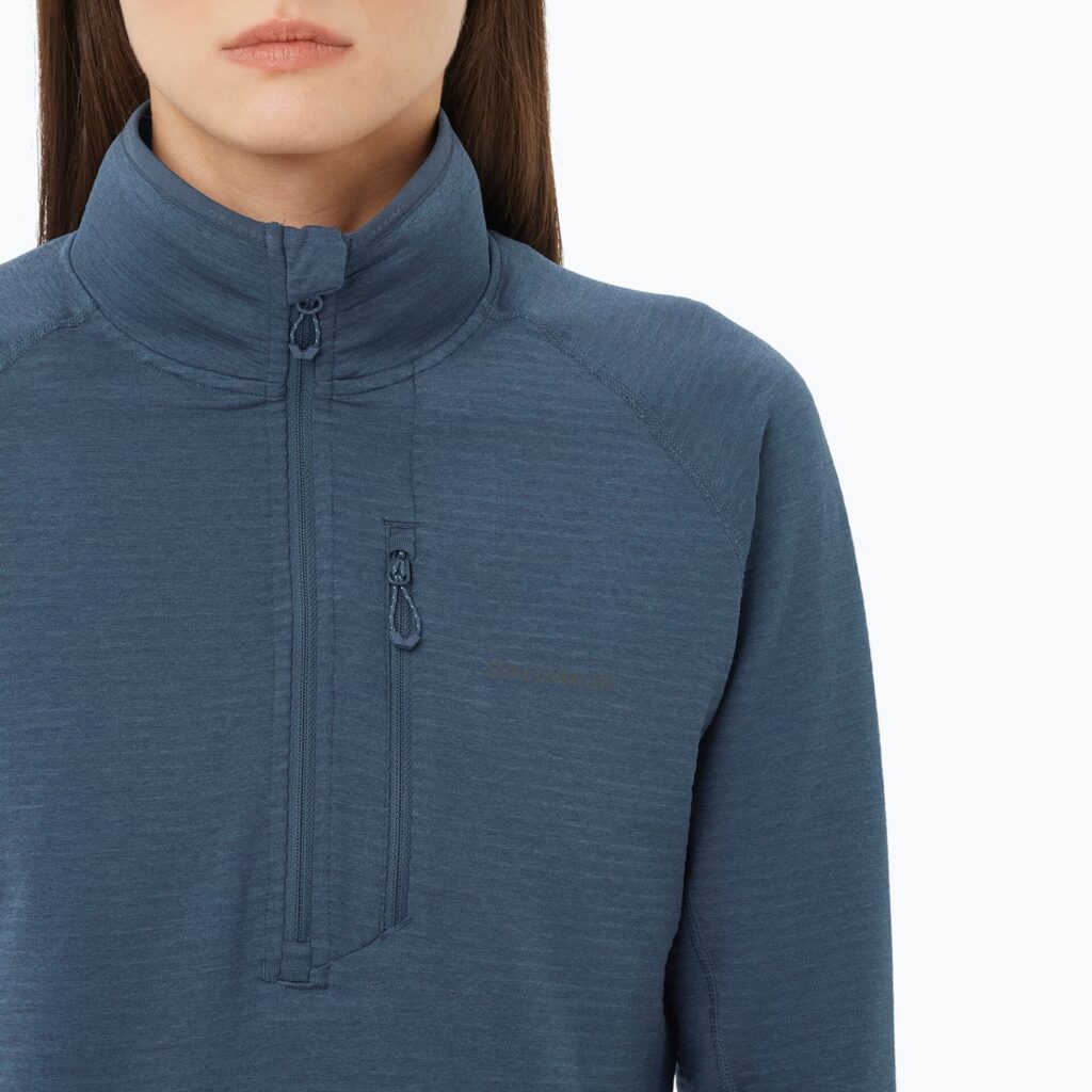 Женская трекинговая толстовка Essential Lightwarm Half Zip blue night