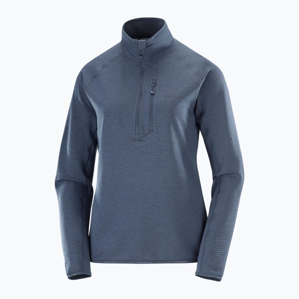 Женская трекинговая толстовка Essential Lightwarm Half Zip blue night