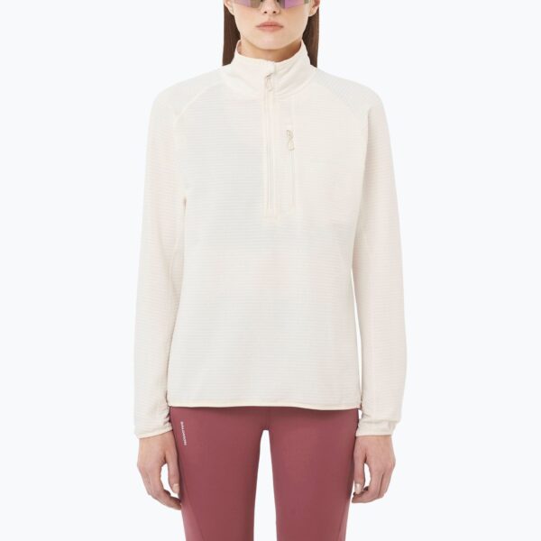 Женская трекинговая толстовка Essential Lightwarm Half Zip whisper white