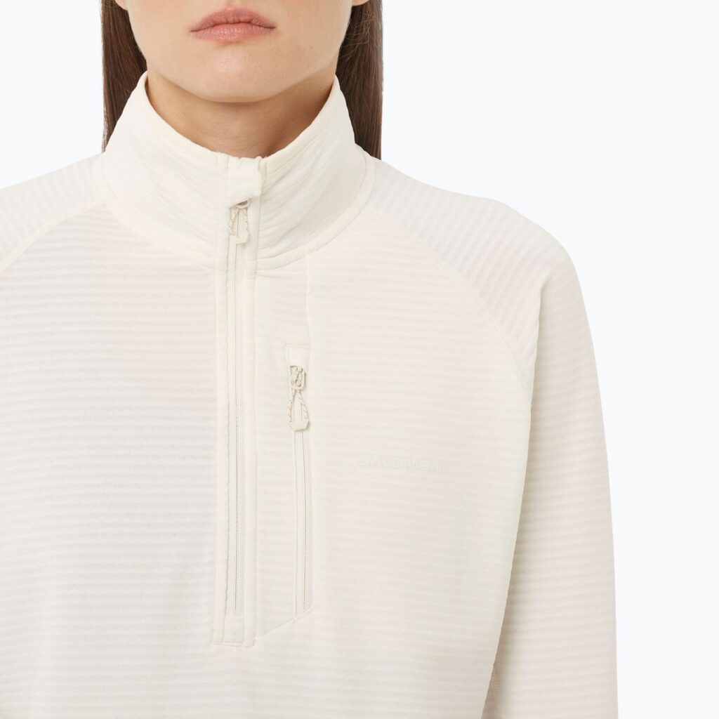Женская трекинговая толстовка Essential Lightwarm Half Zip whisper white