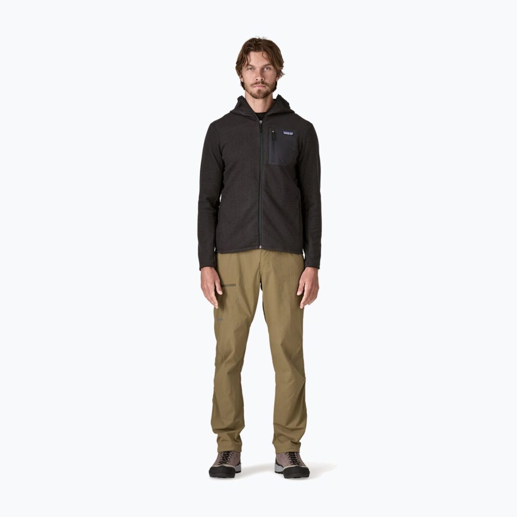 Толстовка мужская Patagonia R1 Air Full Zip Hoody black