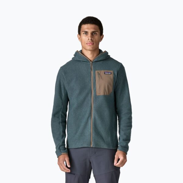 Толстовка мужская Patagonia R1 Air Full-Zip Hoody summit blue