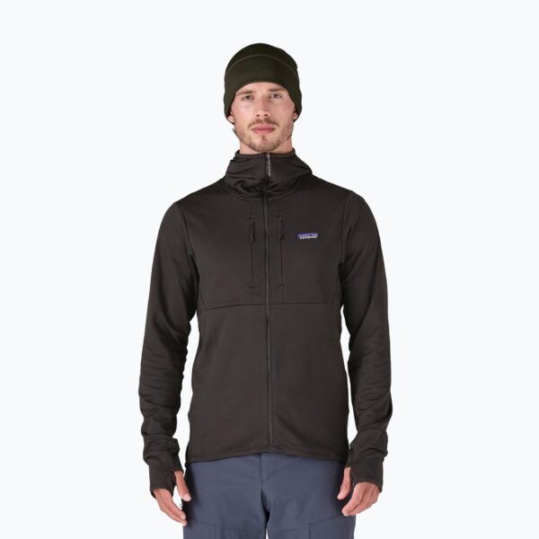 Толстовка мужская Patagonia R1 Thermal Full Zip Hoody black