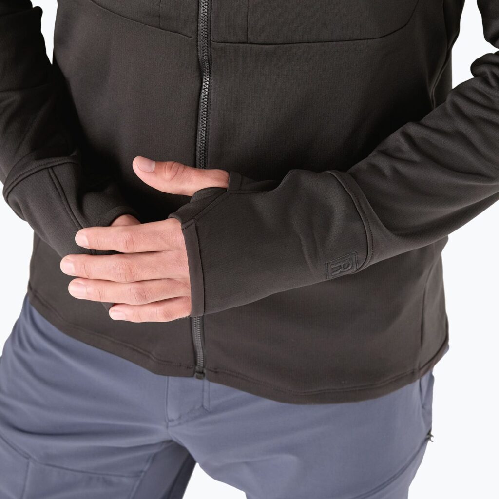 Толстовка мужская Patagonia R1 Thermal Full Zip Hoody black