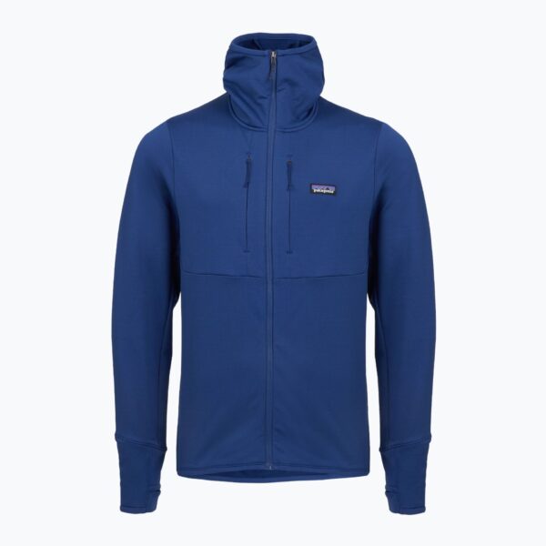 Толстовка мужская Patagonia R1 Thermal Full Zip Hoody clement blue