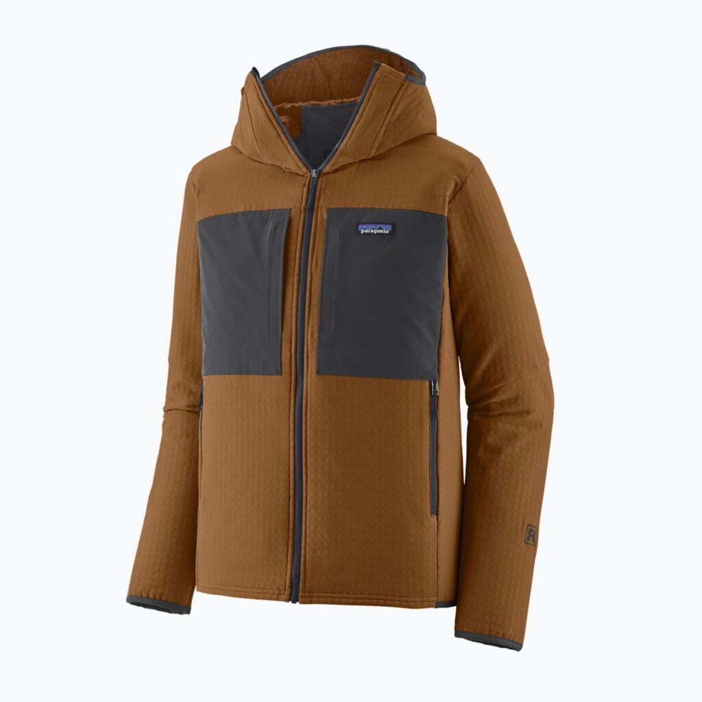 Толстовка мужская Patagonia R2 TechFace Hoody deer brown