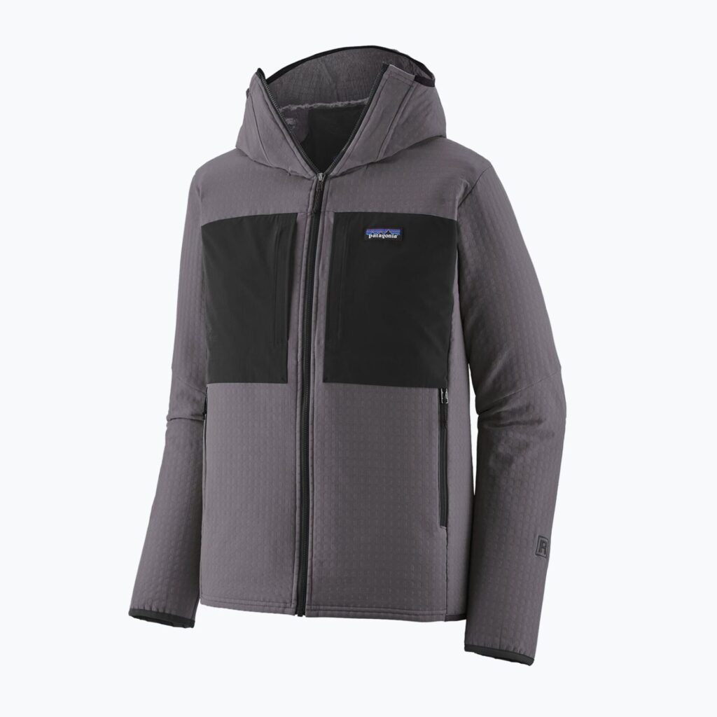 Толстовка мужская Patagonia R2 TechFace Hoody may grey