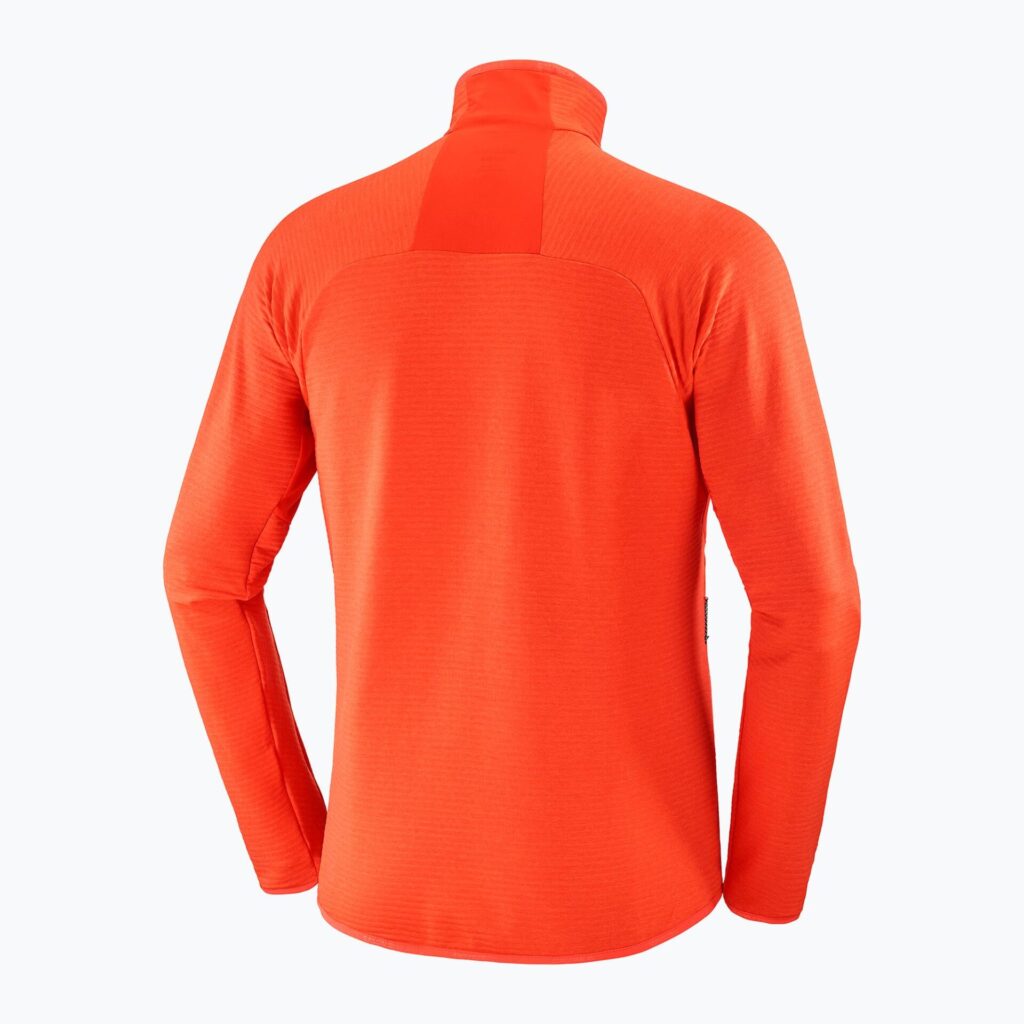 Мужская треккинговая толстовка Salomon Essential Lightwarm FZ cherry tomato