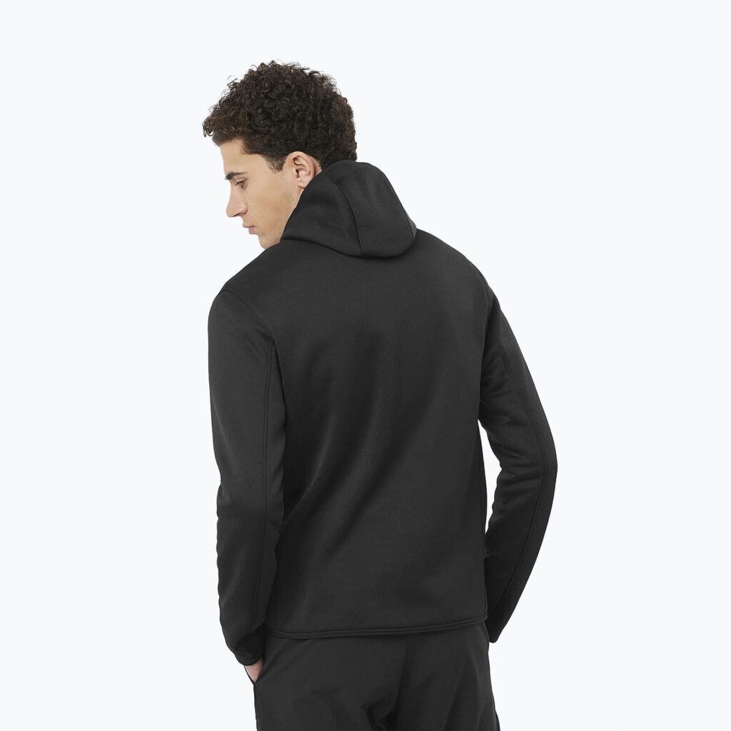 Мужская треккинговая толстовка Salomon Essential Midwarm Hd deep black