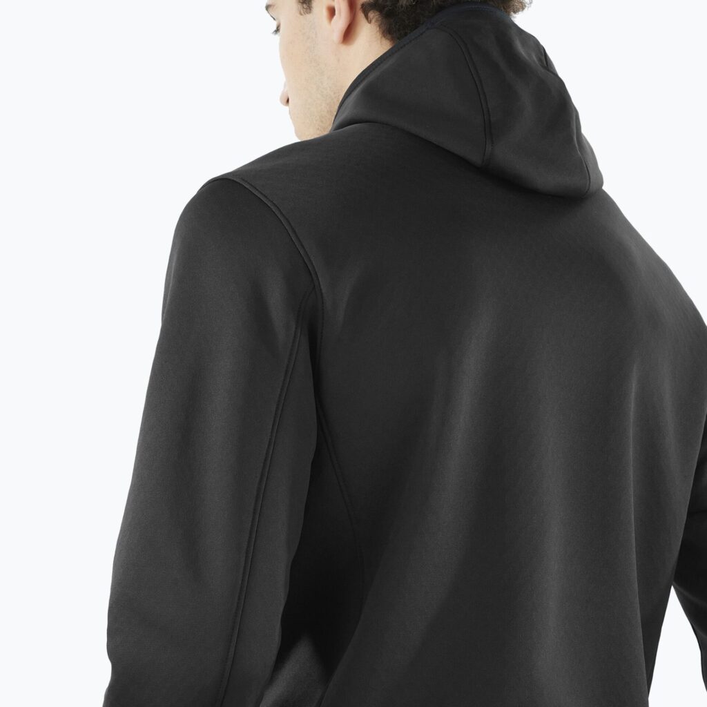 Мужская треккинговая толстовка Salomon Essential Midwarm Hd deep black