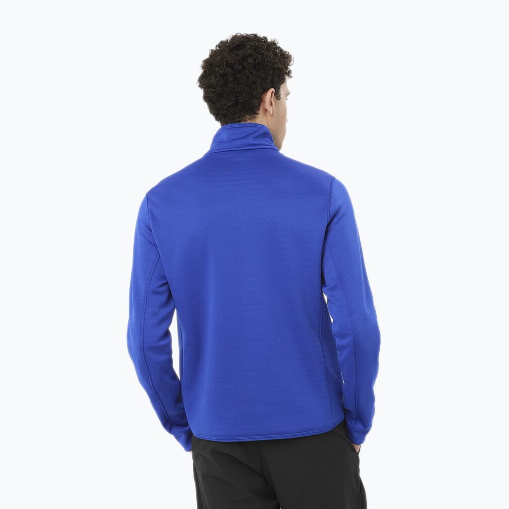 Мужская треккинговая толстовка Salomon Essential Midwarm HZ surf the web
