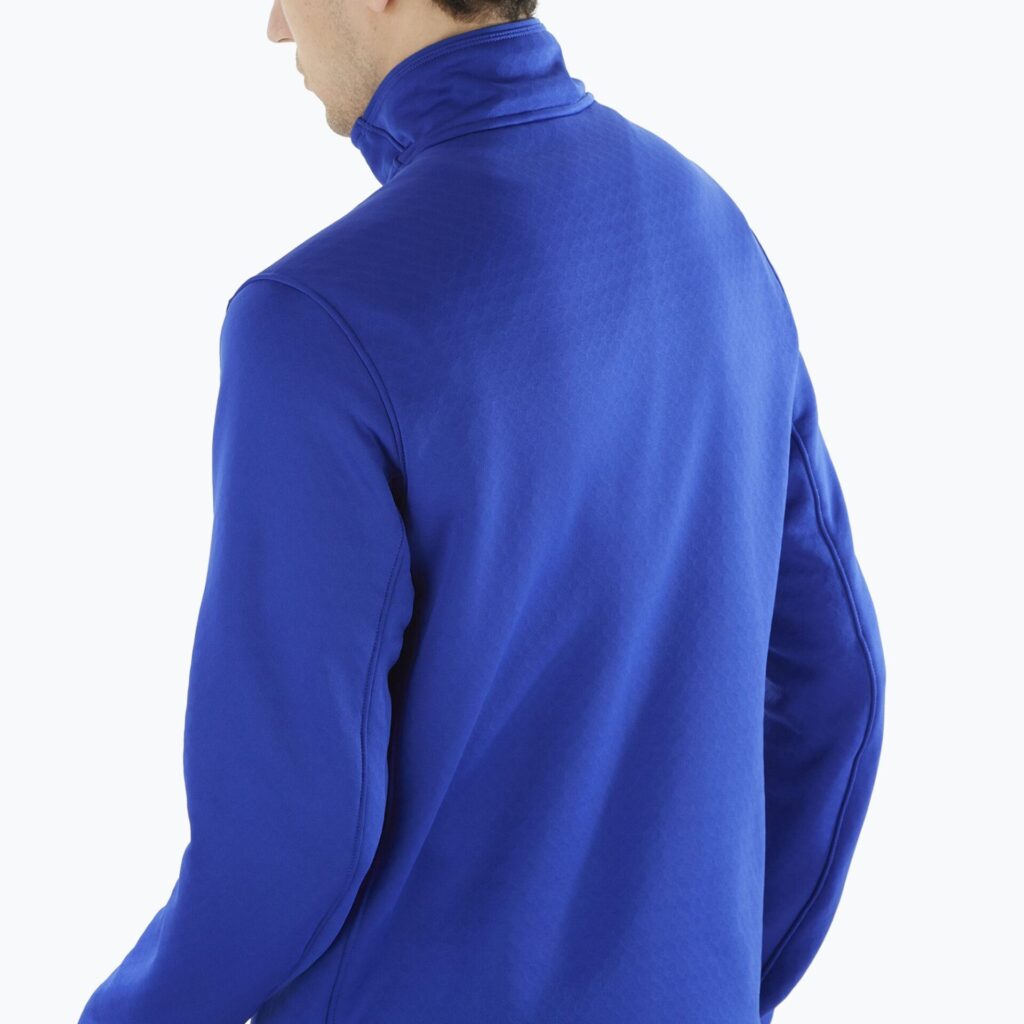 Мужская треккинговая толстовка Salomon Essential Midwarm HZ surf the web