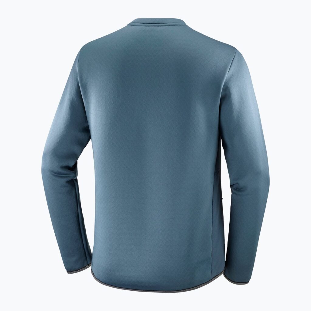 Мужская треккинговая толстовка Salomon Outline Hyb Warm midnight